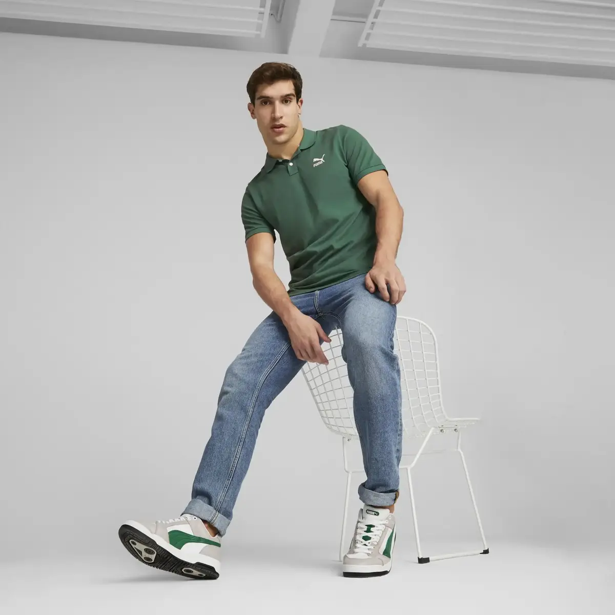 Puma CLASSICS Polo Vine Vine Erkek/Unisex Polo Yaka T-Shirt