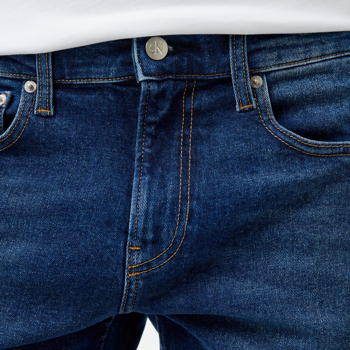 Calvin Klein SLIM, 1A4 Mavi Erkek Kot Pantolon