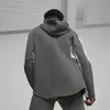 Puma EVOSTRIPE Full-Zip Hoodie DK Gri Erkek Sweatshirt