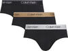 Calvin Klein HIP BRIEF 3PK Erkek Siyah Slip Set