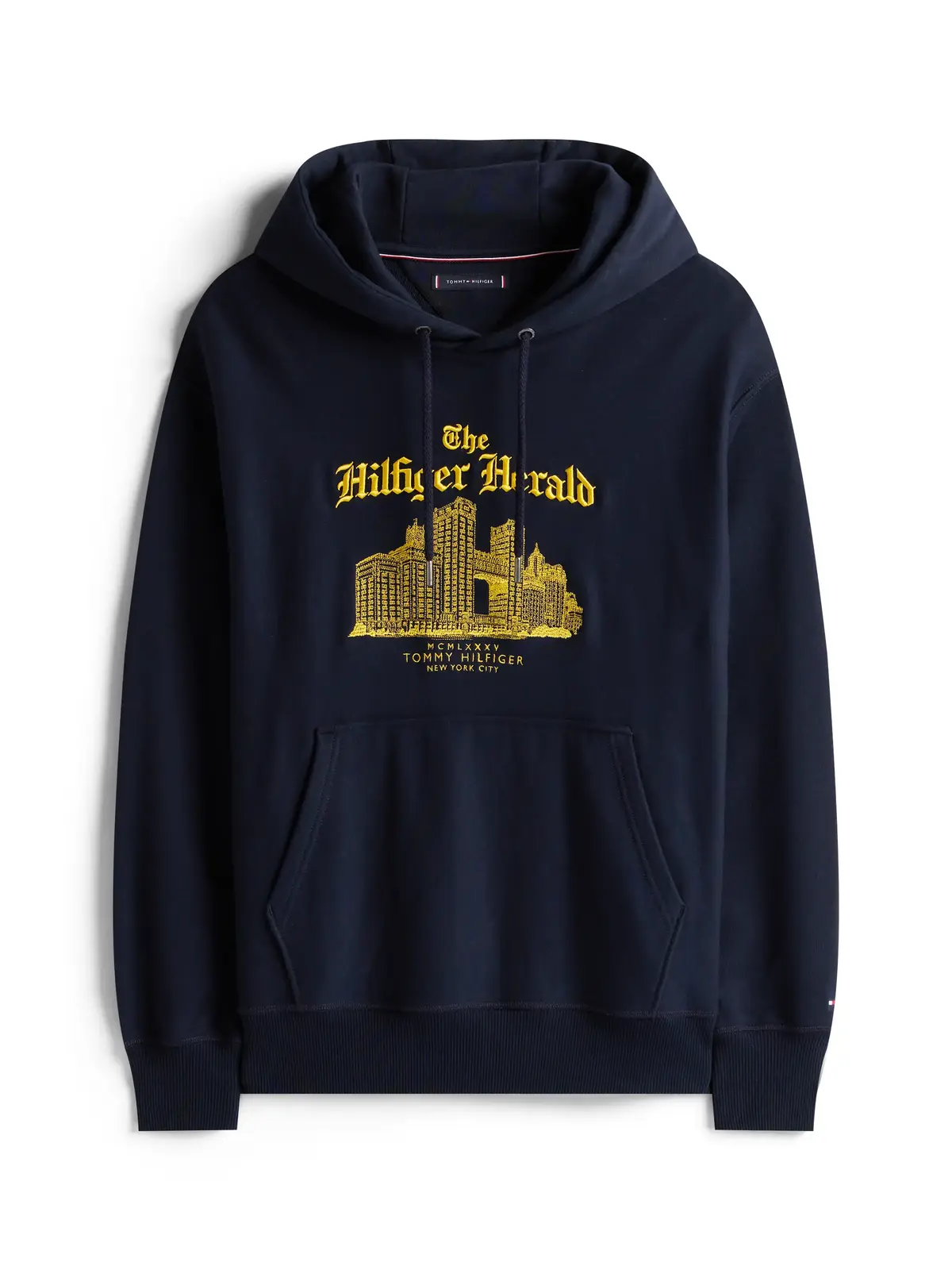 Tommy Hilfiger HERALD SKYLINE HOODY, DW5 Lacivert Erkek Hoodie