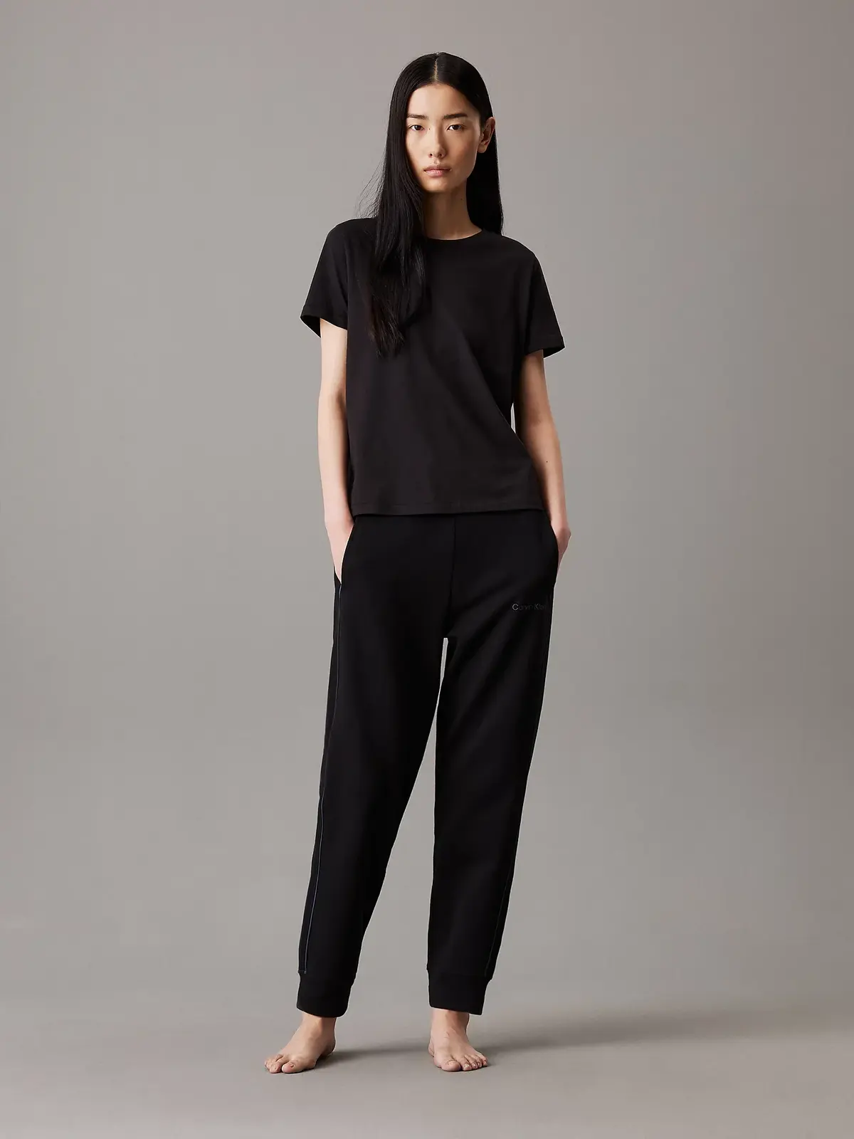 Calvin Klein JOGGER, UB1 Siyah Kadın Eşofman Altı