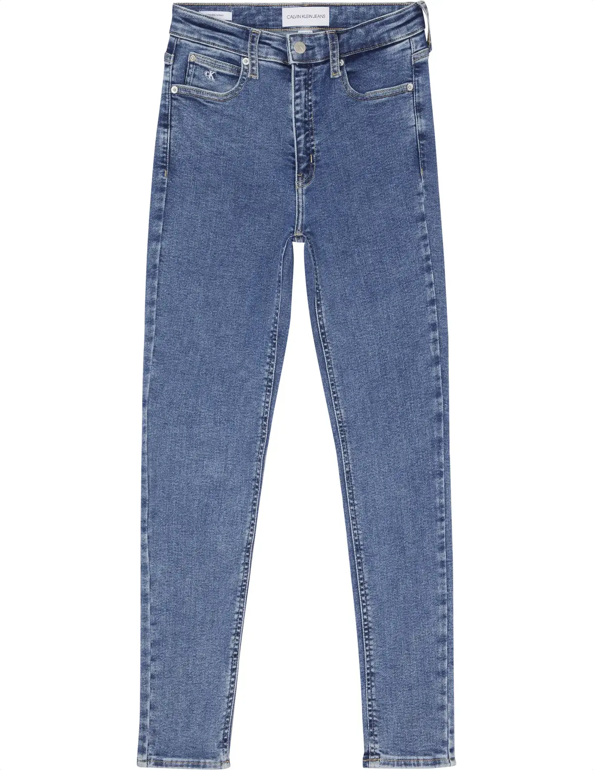 Calvin Klein HIGH RISE SKINNY Kadın Mavi Kot Pantolon