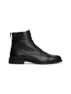 Tommy Hilfiger Corporate Hilfiger Lth Zip Boot Siyah Erkek Bot
