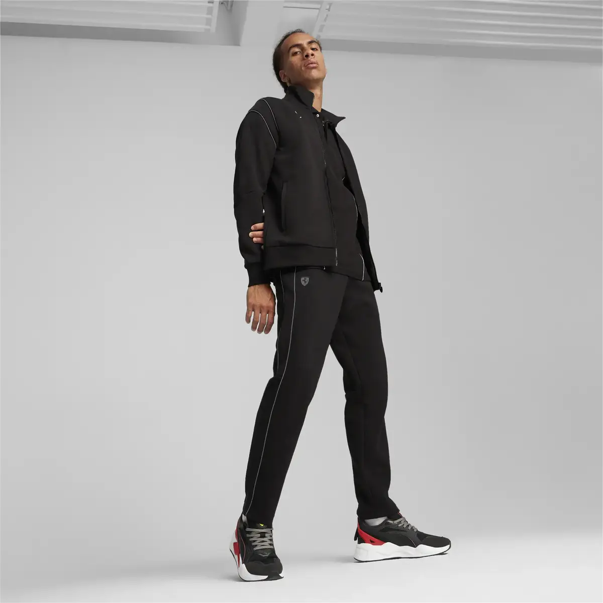 Puma Ferrari Style MT7 Jacket Siyah Erkek Sweatshirt