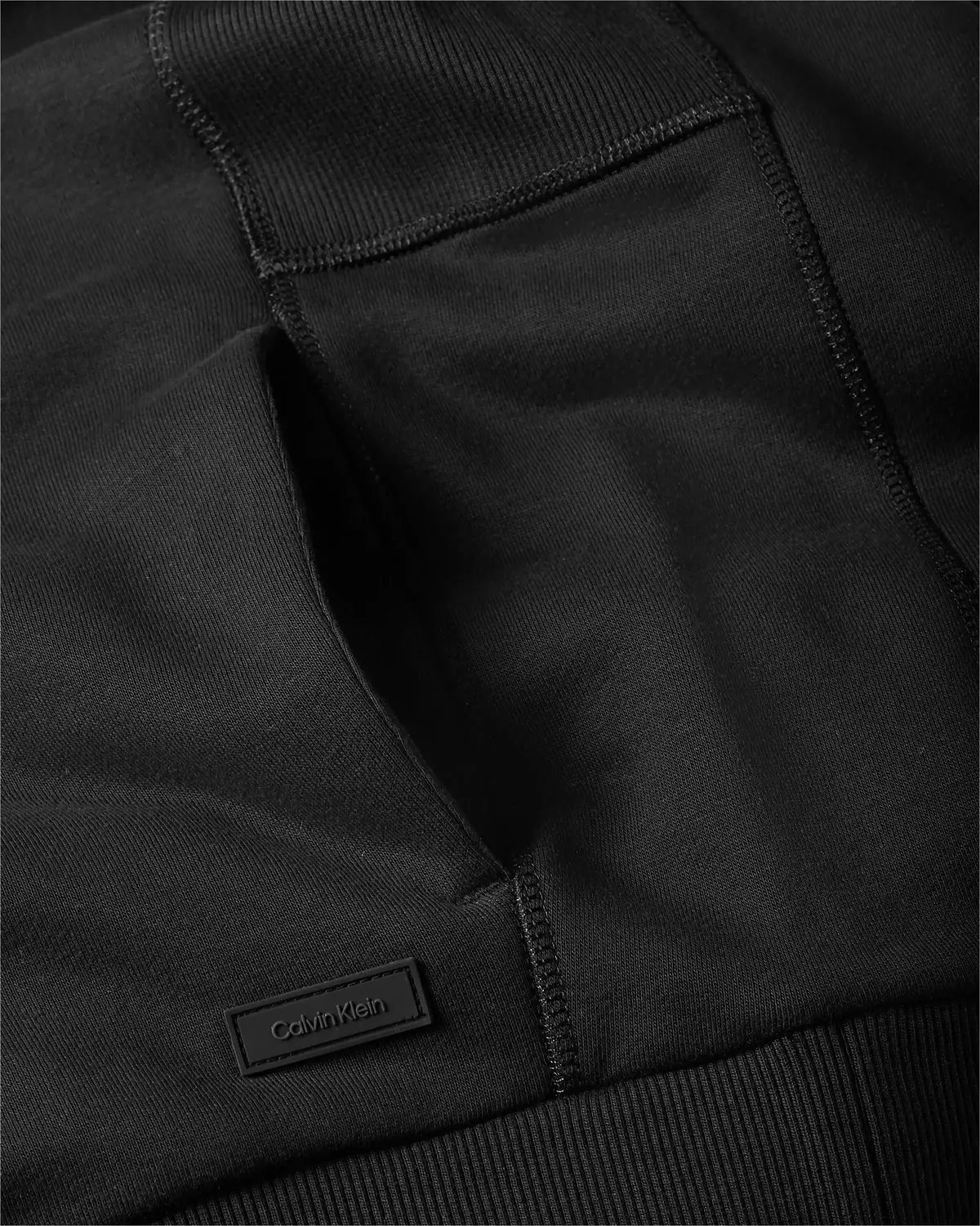 Calvin Klein SOFT MODAL COMFORT H Erkek Siyah Hoodie