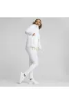 Puma Evostripe Full-Zip Hoodie Beyaz Kadın Fermuarlı Hoodie