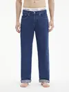 Calvin Klein 90S STRAIGHT UTILITY Erkek Mavi Kot Pantolon