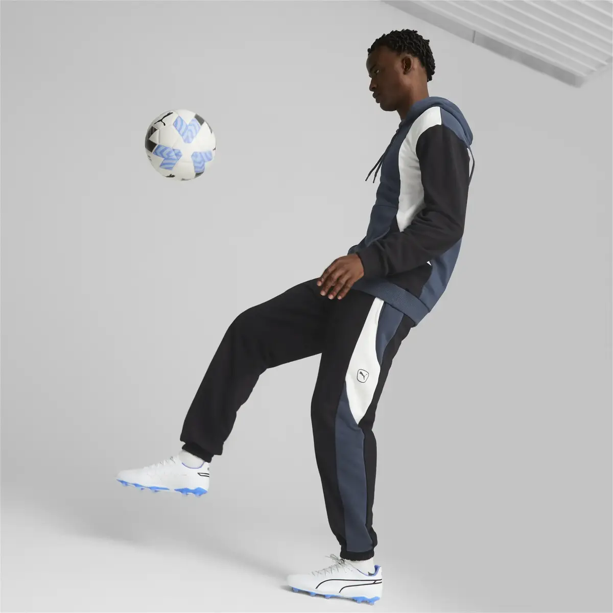 Puma King Top Hoody Puma Black-Dark Night Lacivert Erkek Sweatshirt