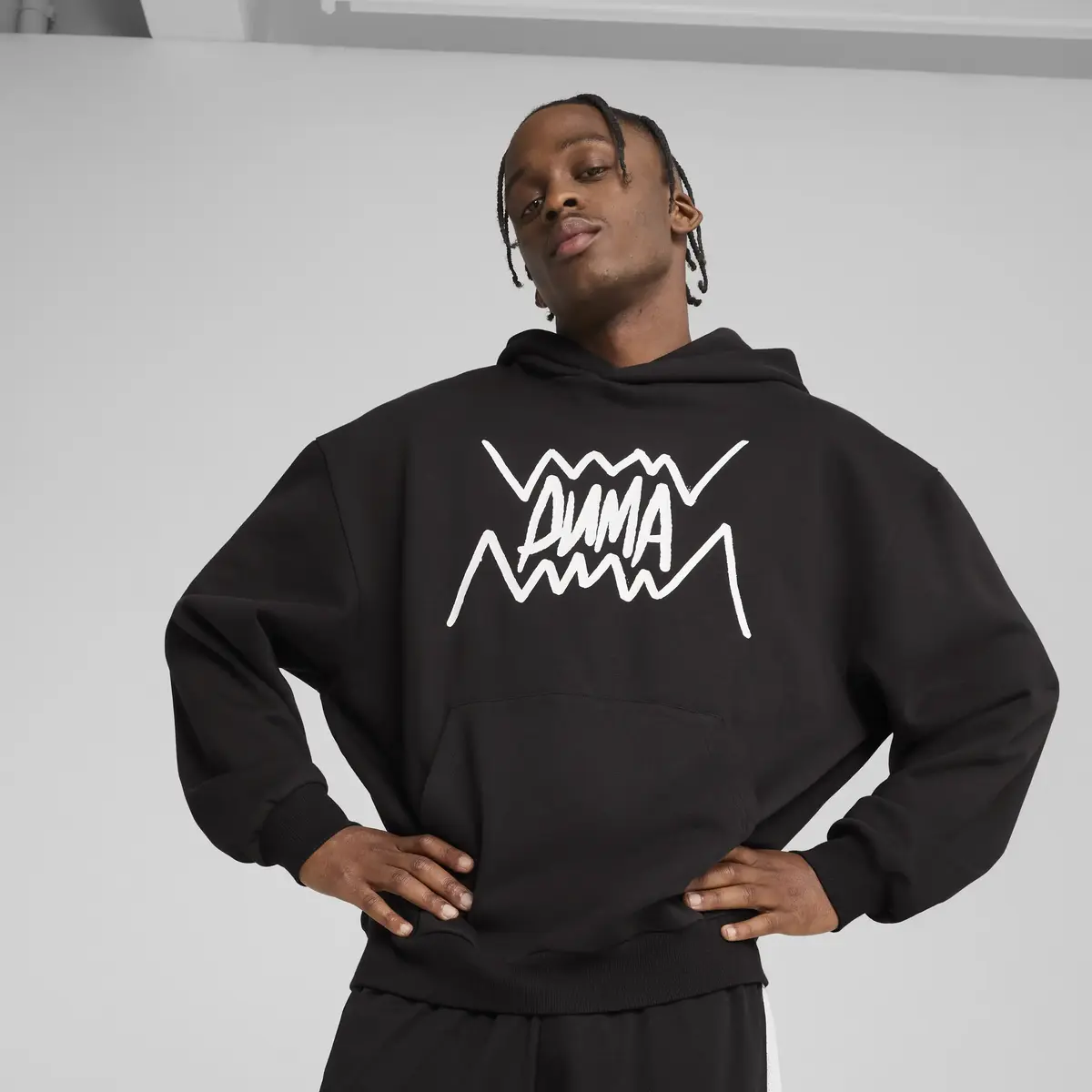 Puma Jaws Core Hoodie Siyah Erkek Sweatshirt