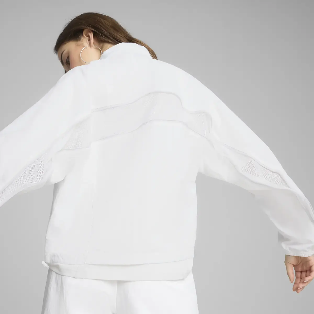 PUMA DARE TO Zip-Off Jacket Beyaz Kadın Ceket