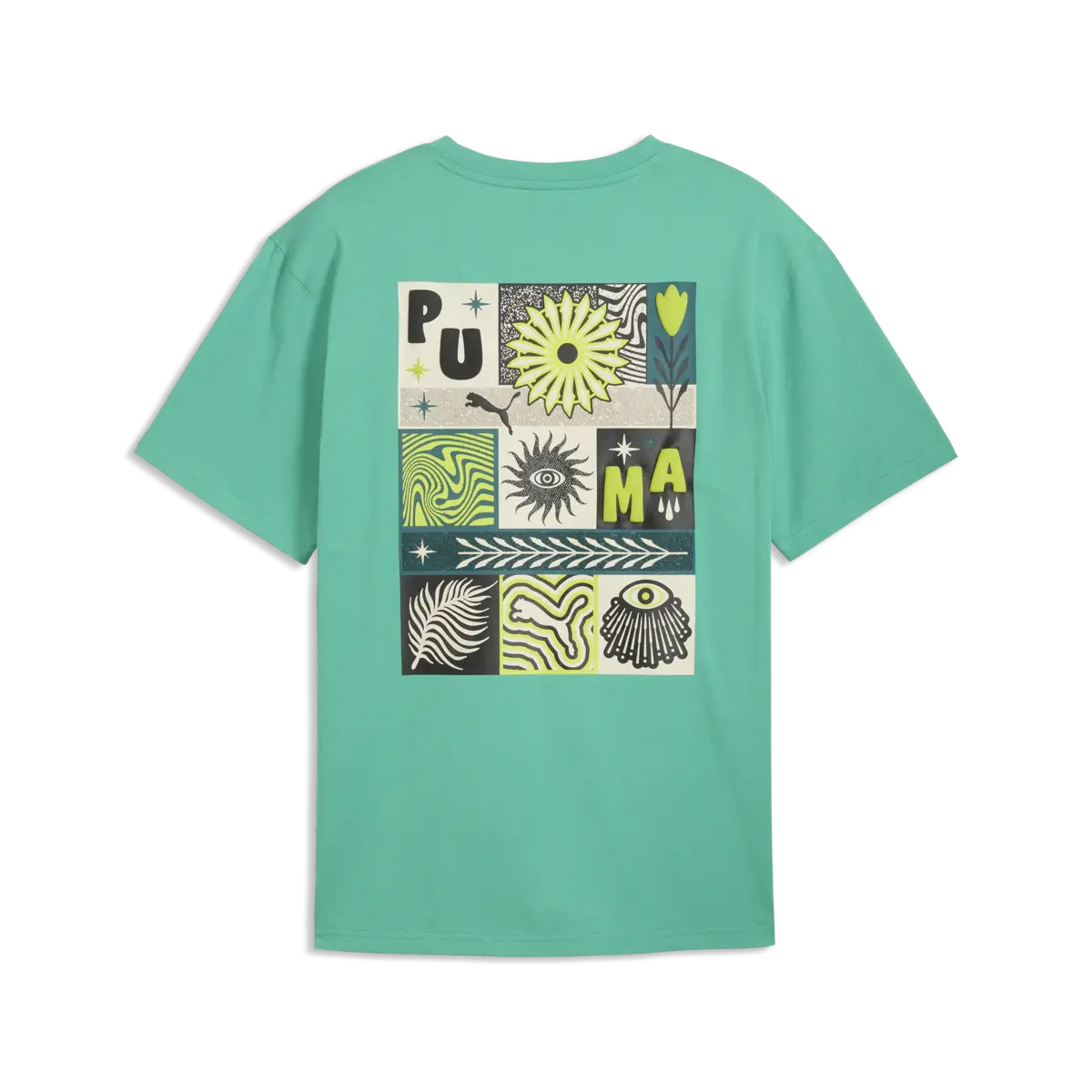 Puma SUNSET DRIVE Relaxed Tee Yeşil Erkek T-Shirt