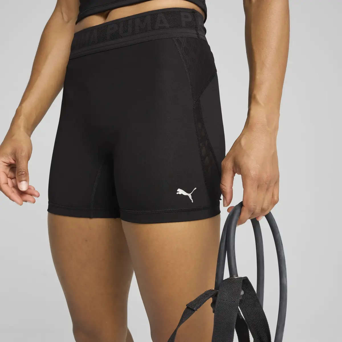 Puma LACE HW 5" SHORT TIGHT Siyah Kadın Tayt