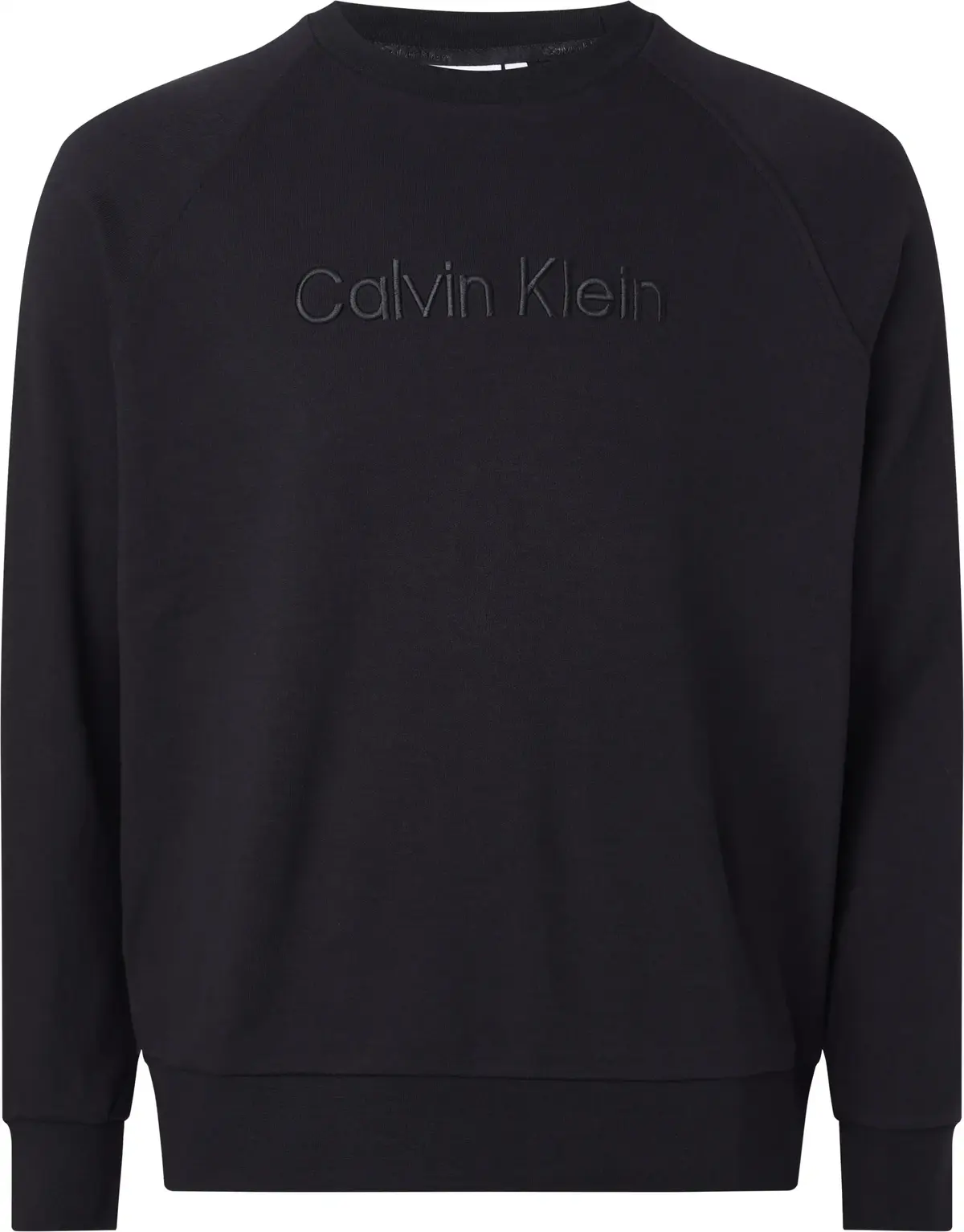Calvin Klein ICONIC LOGO REFIBRA Erkek Siyah Sweatshirt