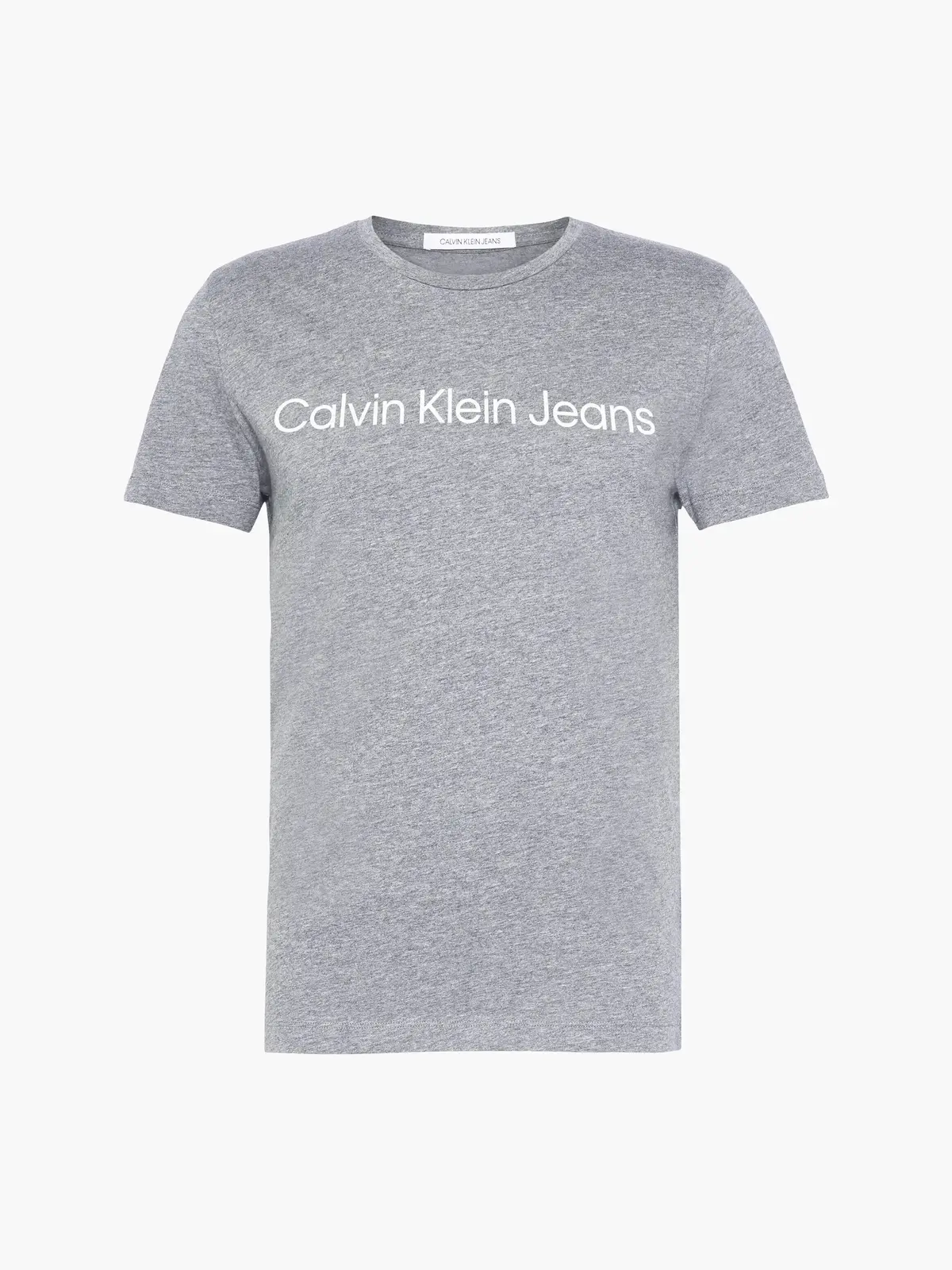 Calvin Klein CORE INSTITUTIONAL L Erkek Gri T-Shirt