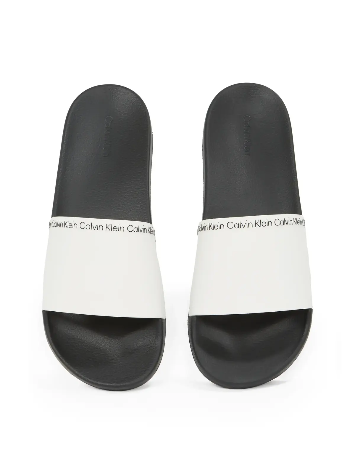 Calvin Klein POOL SLIDE RUBBER Beyaz Erkek Terlik