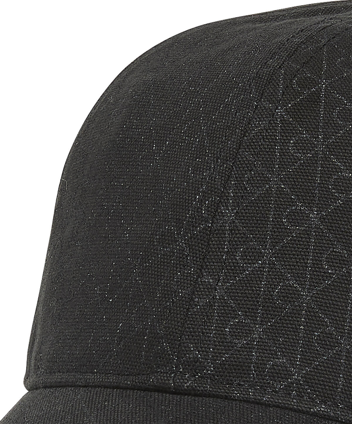 Calvin Klein EMBLEM PRINT w LEATHER PATCH CAP Siyah Kadın Şapka