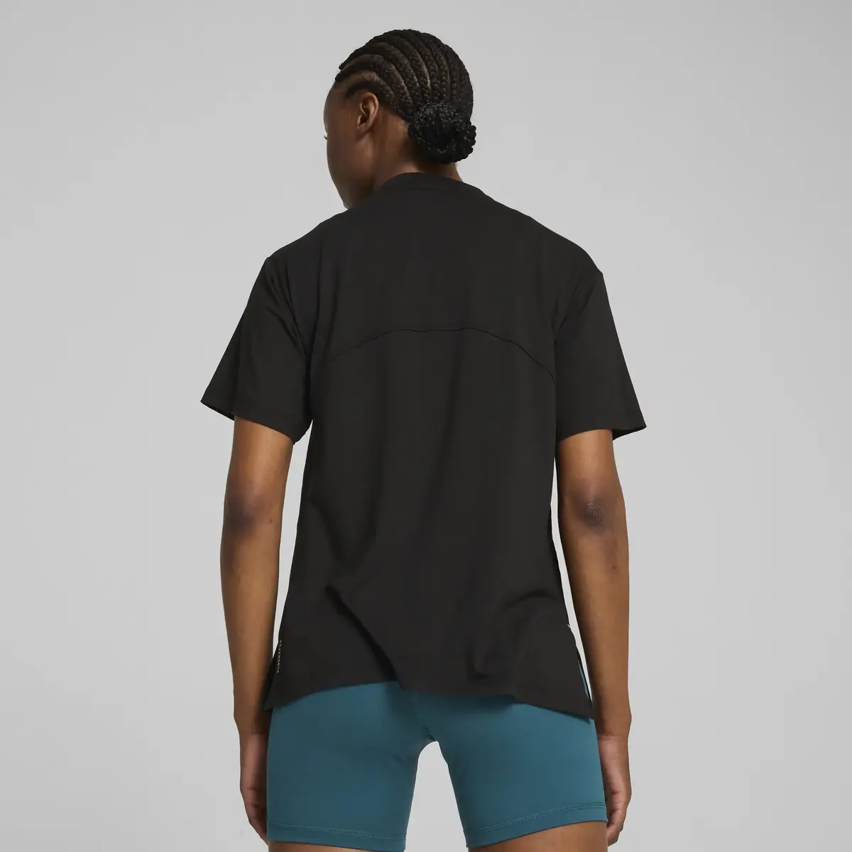 Puma CLOUDSPUN TEE - REG Siyah Kadın T-Shirt