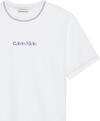 Calvin Klein SS FITTED INTERLOCK CK COVERSTIT Beyaz Kadın T-Shirt Calvin Klein SS FITTED INTERLOCK CK COVERSTIT Beyaz Kadın T-Shirt