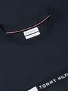 Tommy Hilfiger HILFIGER CHEST INSER, DW5 Siyah Erkek T-Shirt & Polo