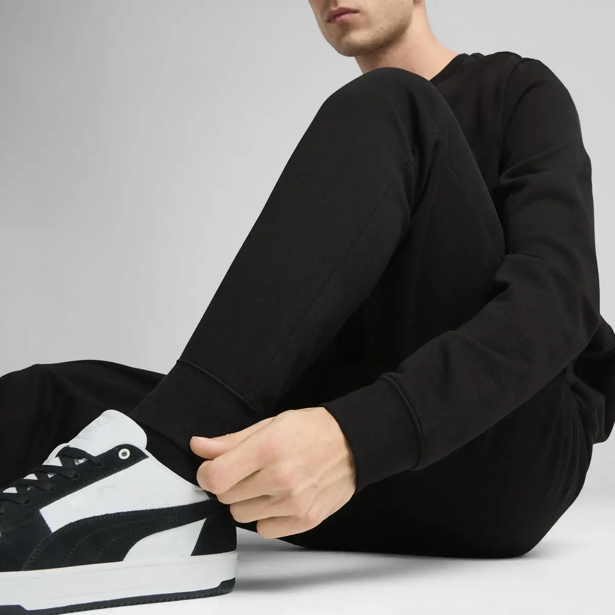 PUMA ESS ELEVATED Pants TR cl Siyah Erkek Eşofman Altı