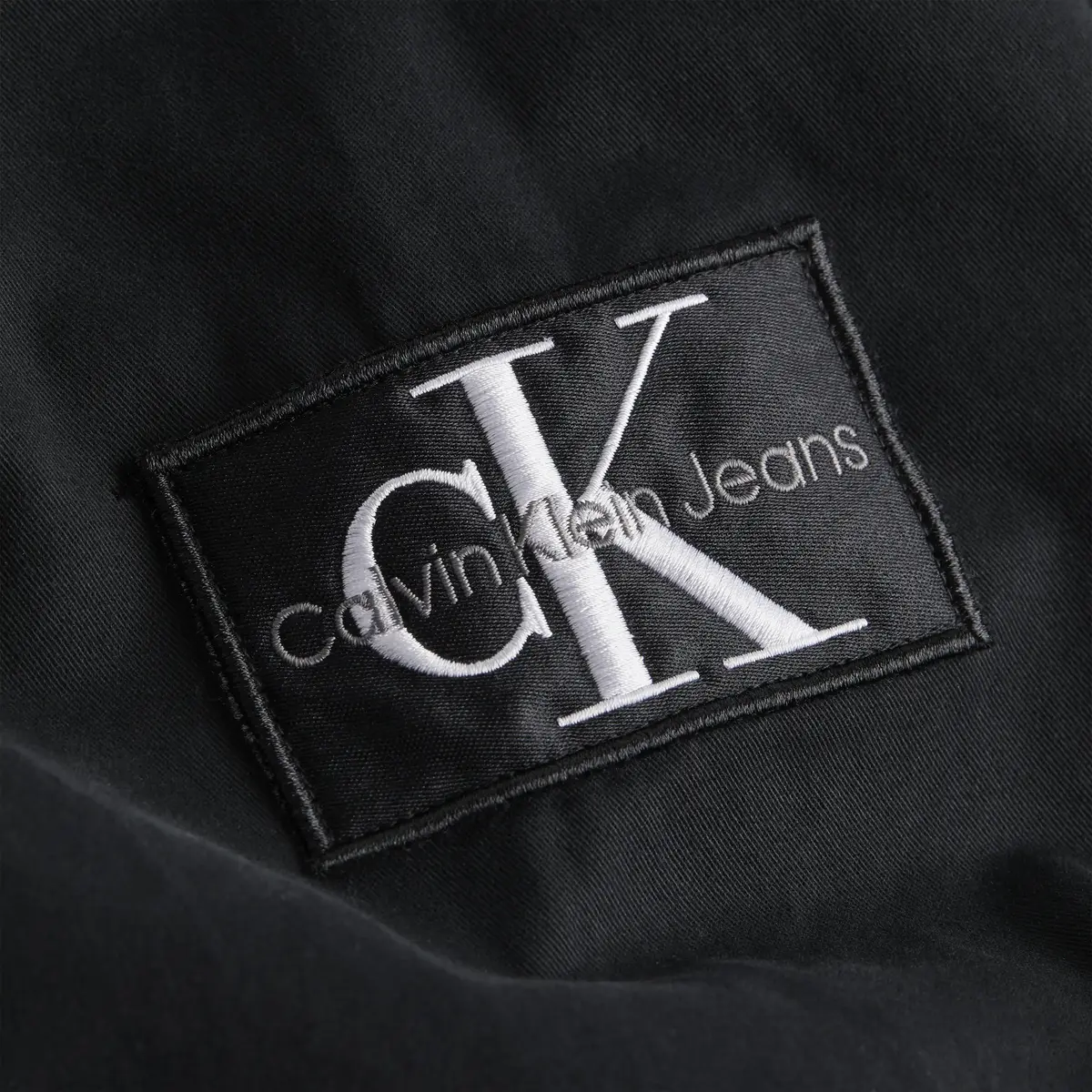Calvin Klein MONOGRAM BADGE SHIRT Erkek Siyah Gömlek