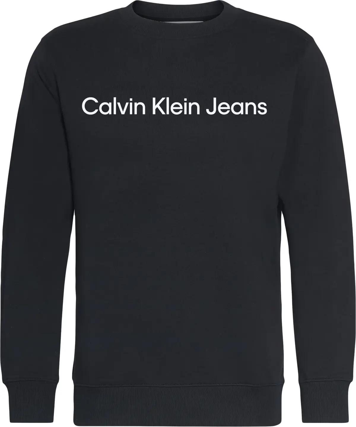 Calvin Klein CORE INSTIT LOGO SWE Erkek Siyah Sweatshirt