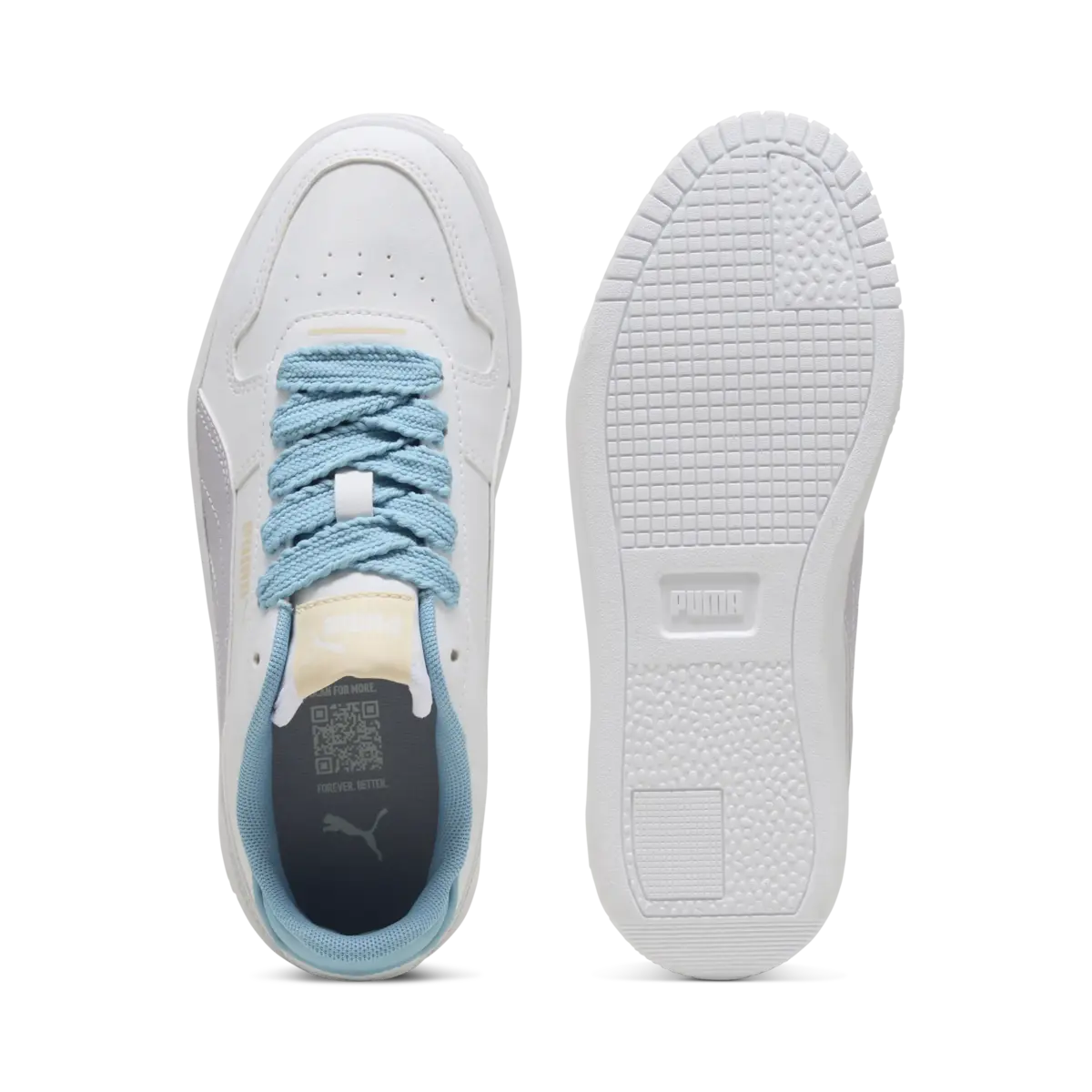 Puma Carina Street Lacey 2.0 Jr Beyaz Kadın Spor Ayakkabı