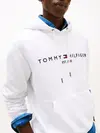 Tommy Hilfiger TOMMY LOGO HOODY, YBR Beyaz Erkek Sweatshirt