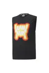 Puma Fast Break Basketbol Kolsuz T-Shirt 4 Siyah Erkek Basketbol Kolsuz T-Shirt