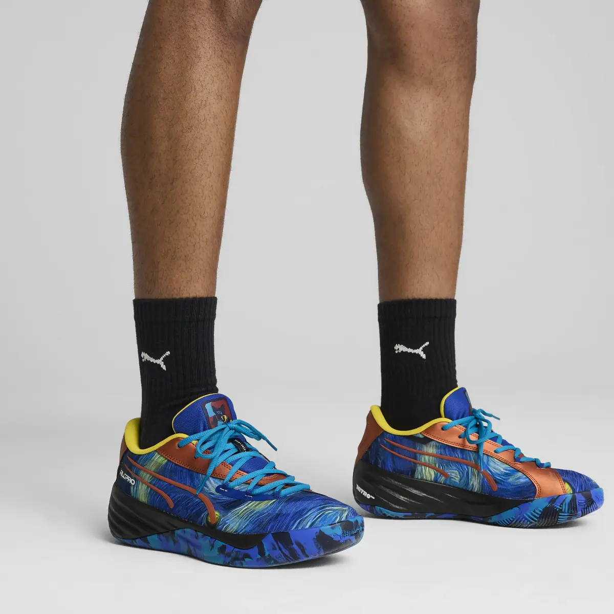 Puma All-Pro Nitro  Dylan Exhibit Lacivert Unisex Basketbol Ayakkabısı