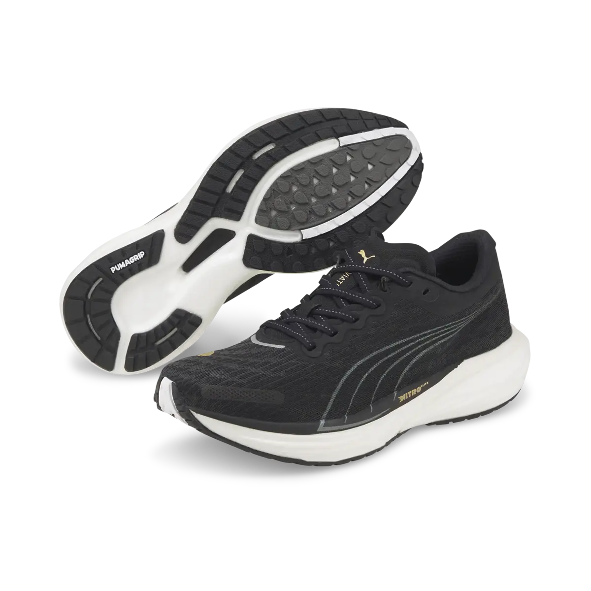 Puma Deviate NITRO&trade; 2 Wn Siyah Kadın Yürüyüş ve Koşu Ayakkabısı