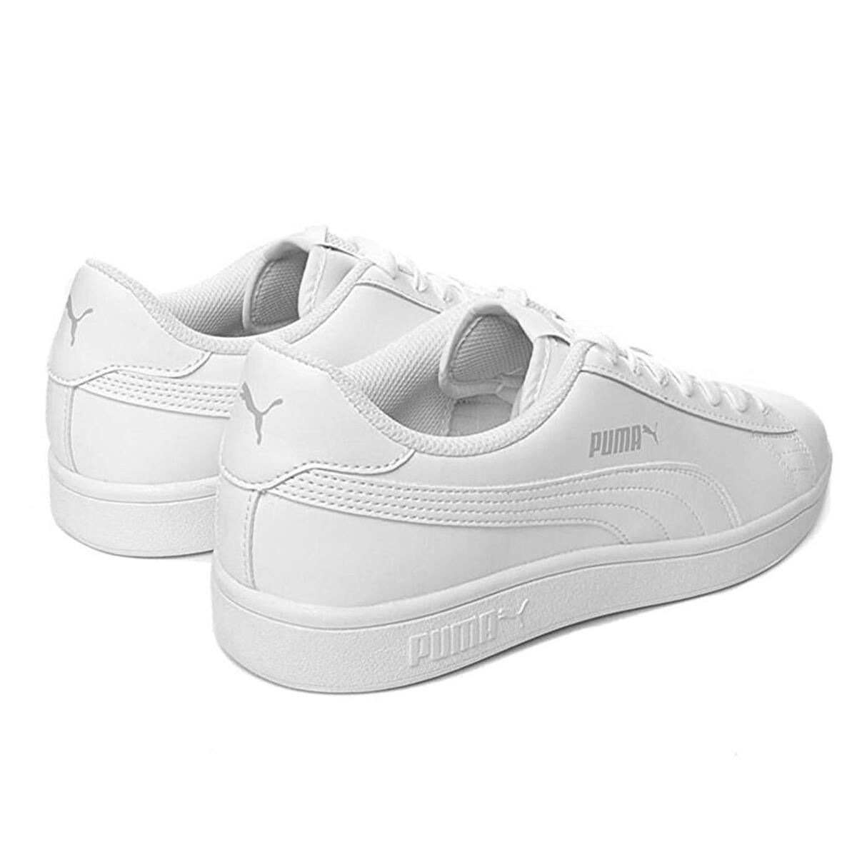Puma Smash v2 Buck - Beyaz Erkek Günlük Spor Ayakkabı