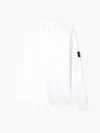 Calvin Klein MONOLOGO BADGE WAFFL Erkek Beyaz T-Shirt