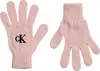 Calvin Klein MONOGRAM RIB GLOVES Erkek Pembe Eldiven