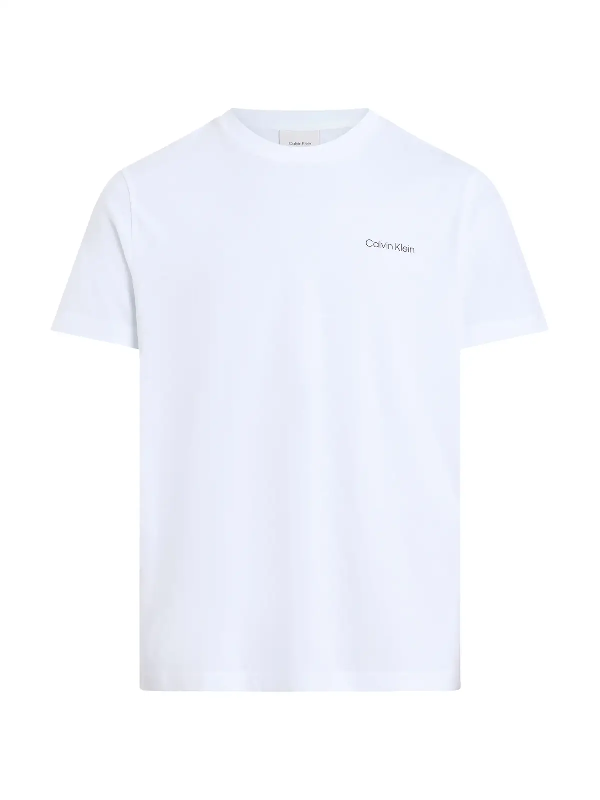 Calvin Klein CP-LINEAR BOX LOGO Beyaz Erkek Tişört