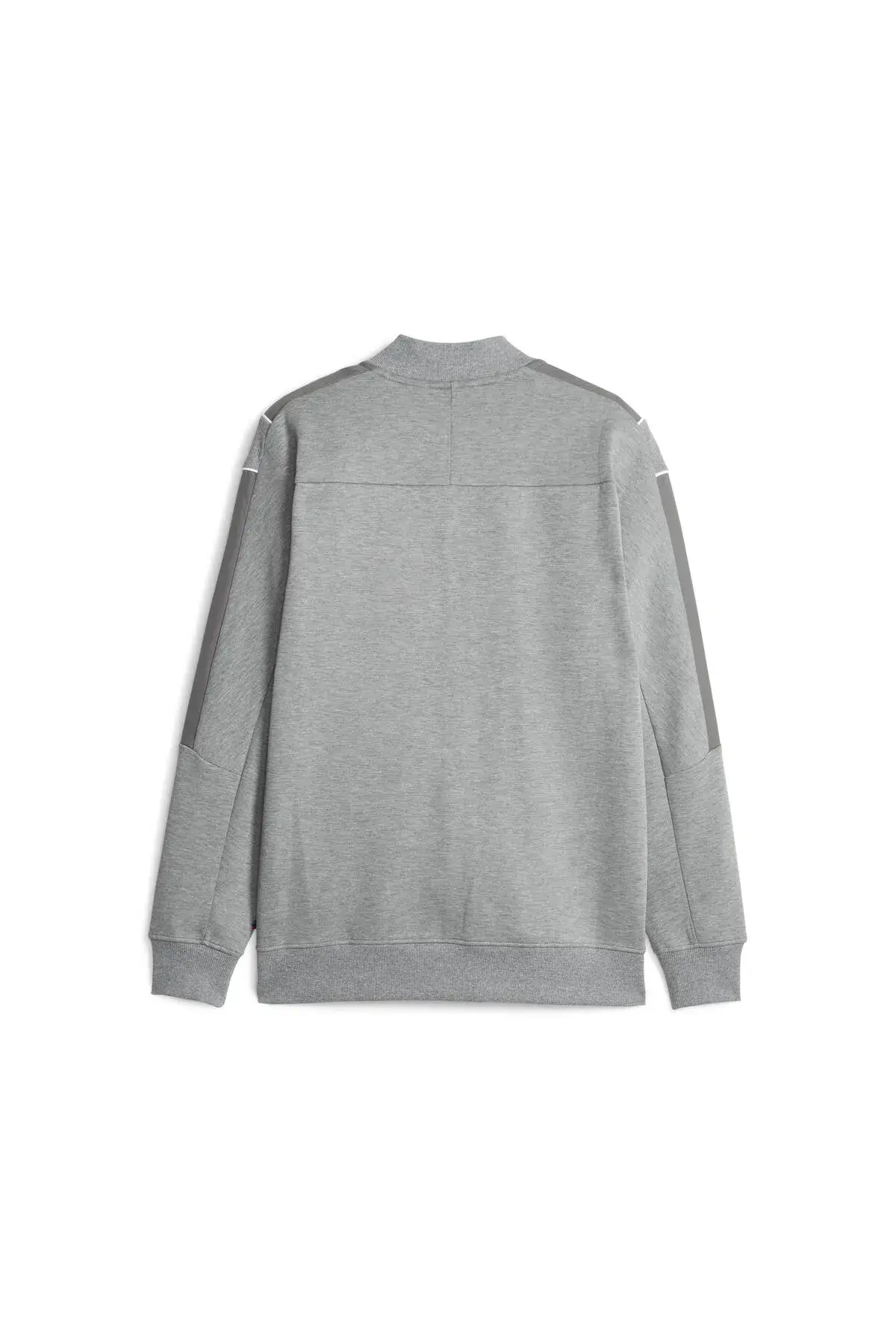 Puma BMW MMS MT7 Sweat Jacket Gri Erkek Fermuarlı Sweatshirt