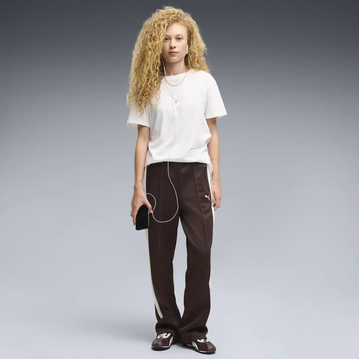 Puma T7 Pants Kahverengi Kadın Eşofman Altı