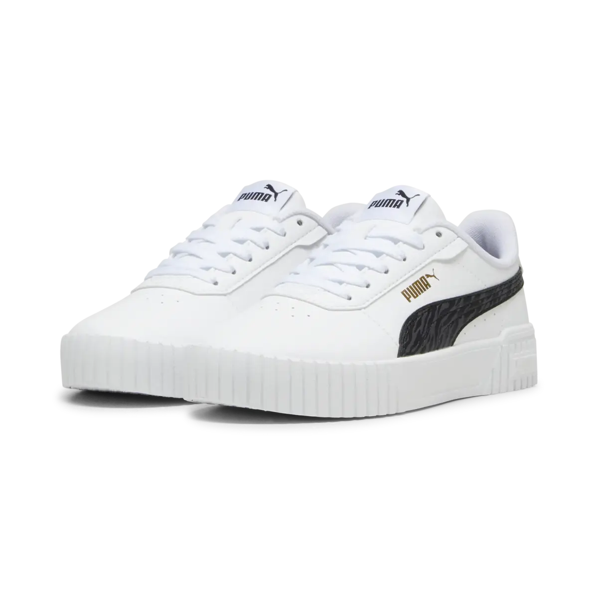 Puma Carina 2.0 Zebra Jr Beyaz Kadın Spor Ayakkabı & Sneaker