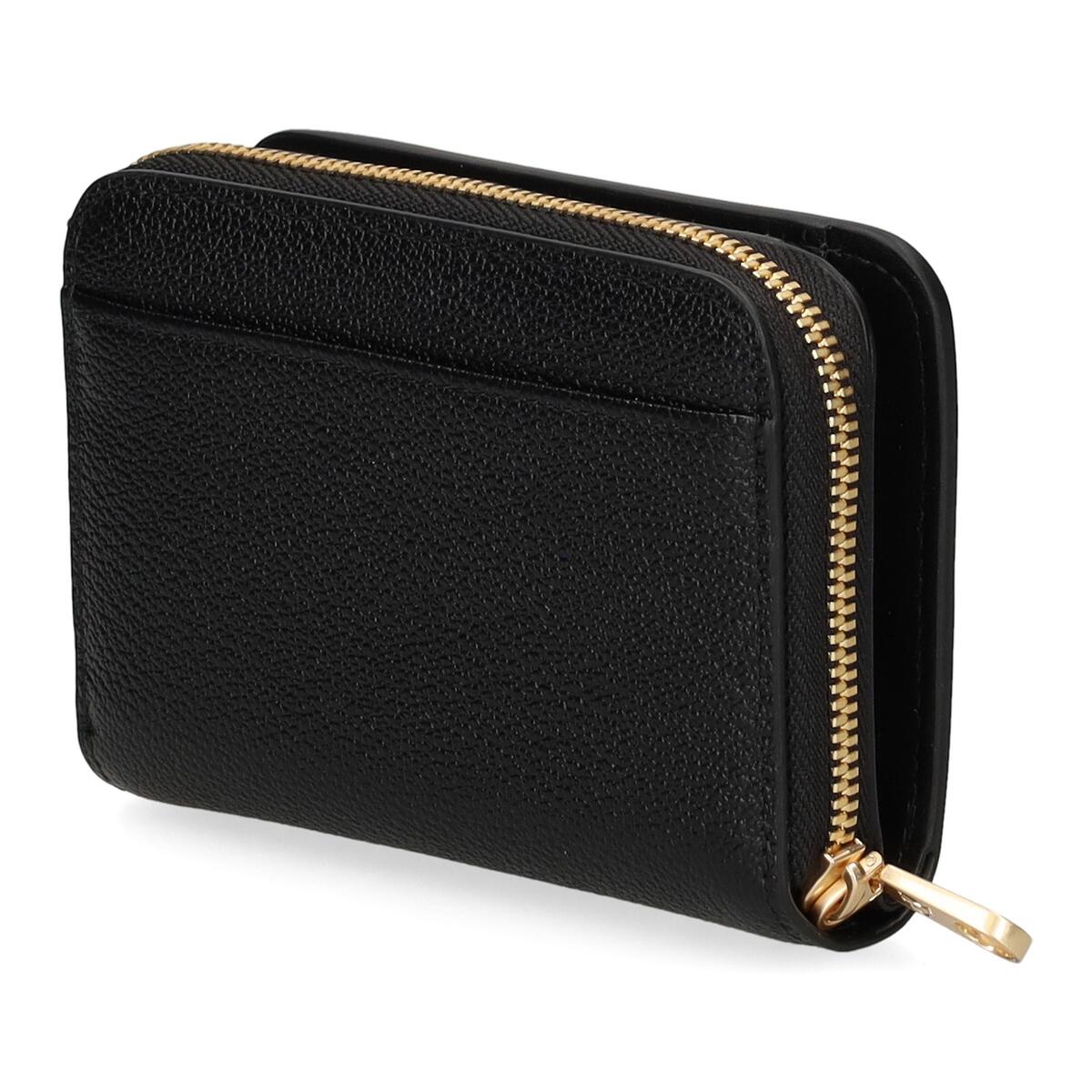 Calvin Klein MINIMAL MONOGRM LTHR MED FLAP ZI Siyah Kadın Cüzdan