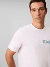 Calvin Klein SS 20S EU CALVIN CUR Beyaz Erkek Tişört