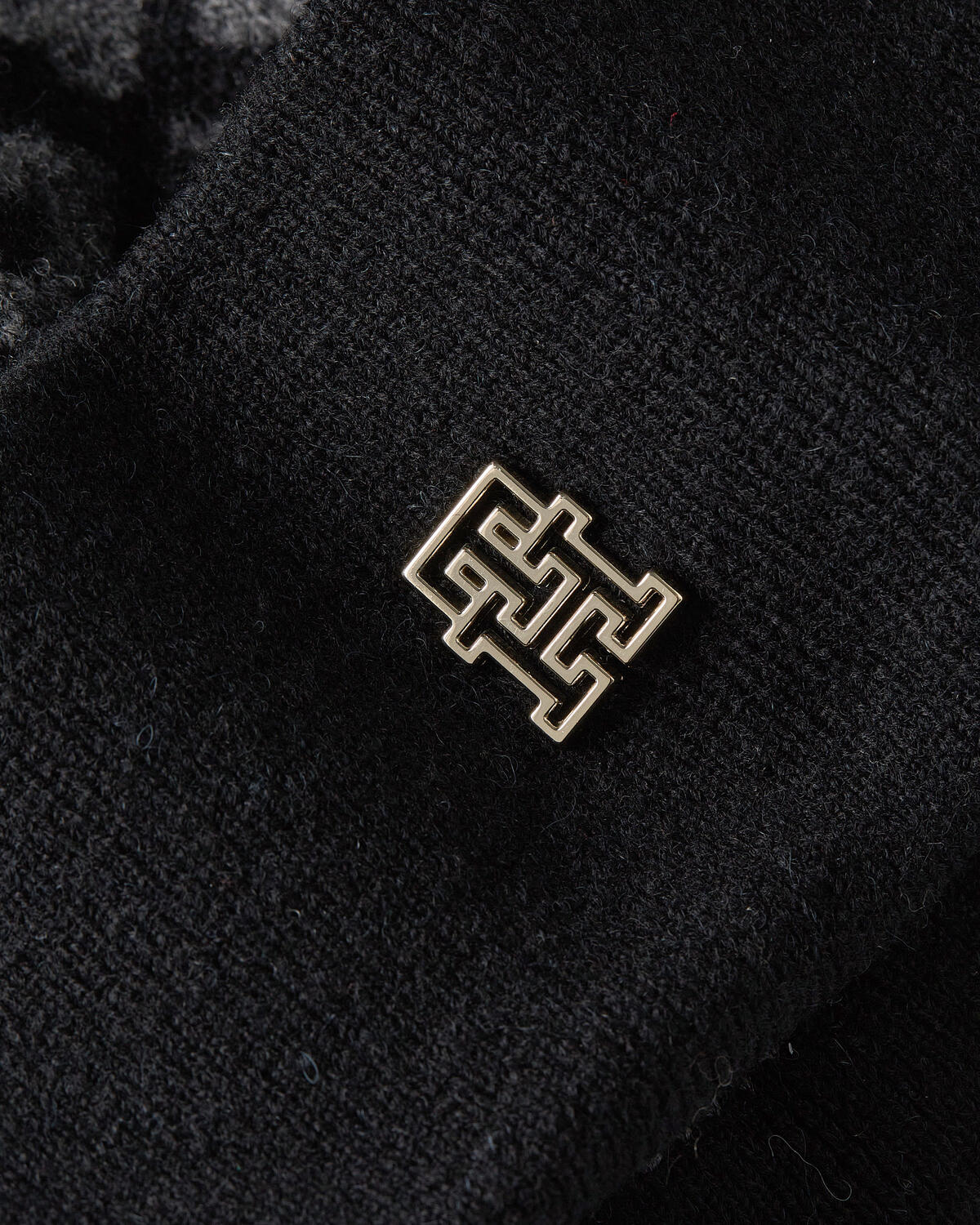 Tommy Hilfiger MONOGRAM ALL OVER BE Kadın Siyah Bere