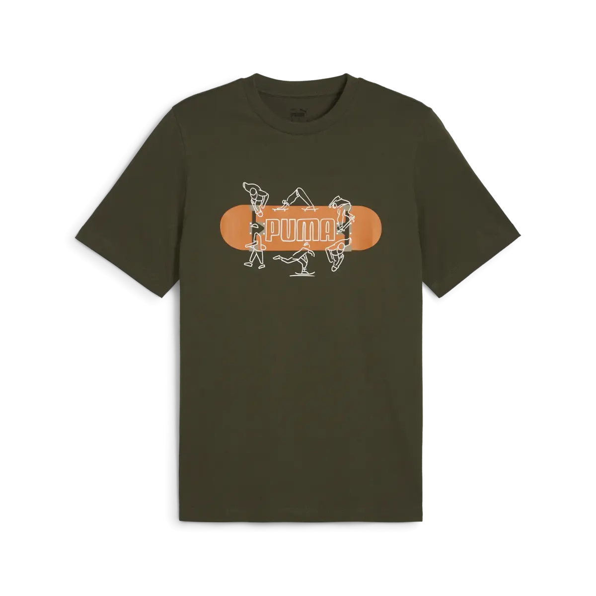 Puma GRAPHICS Skateboard Tee Erkek T-Shirt & Polo