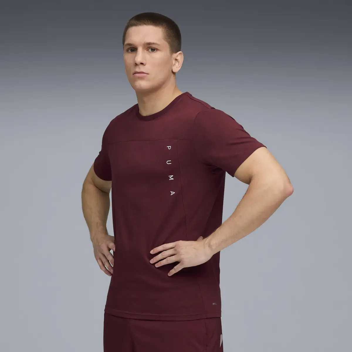 Puma TAD TECH Triblend Tee Kırmızı Erkek T-Shirt