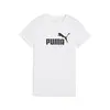 PUMA ESS No. 1 Logo Tee Beyaz Kadın T-Shirt