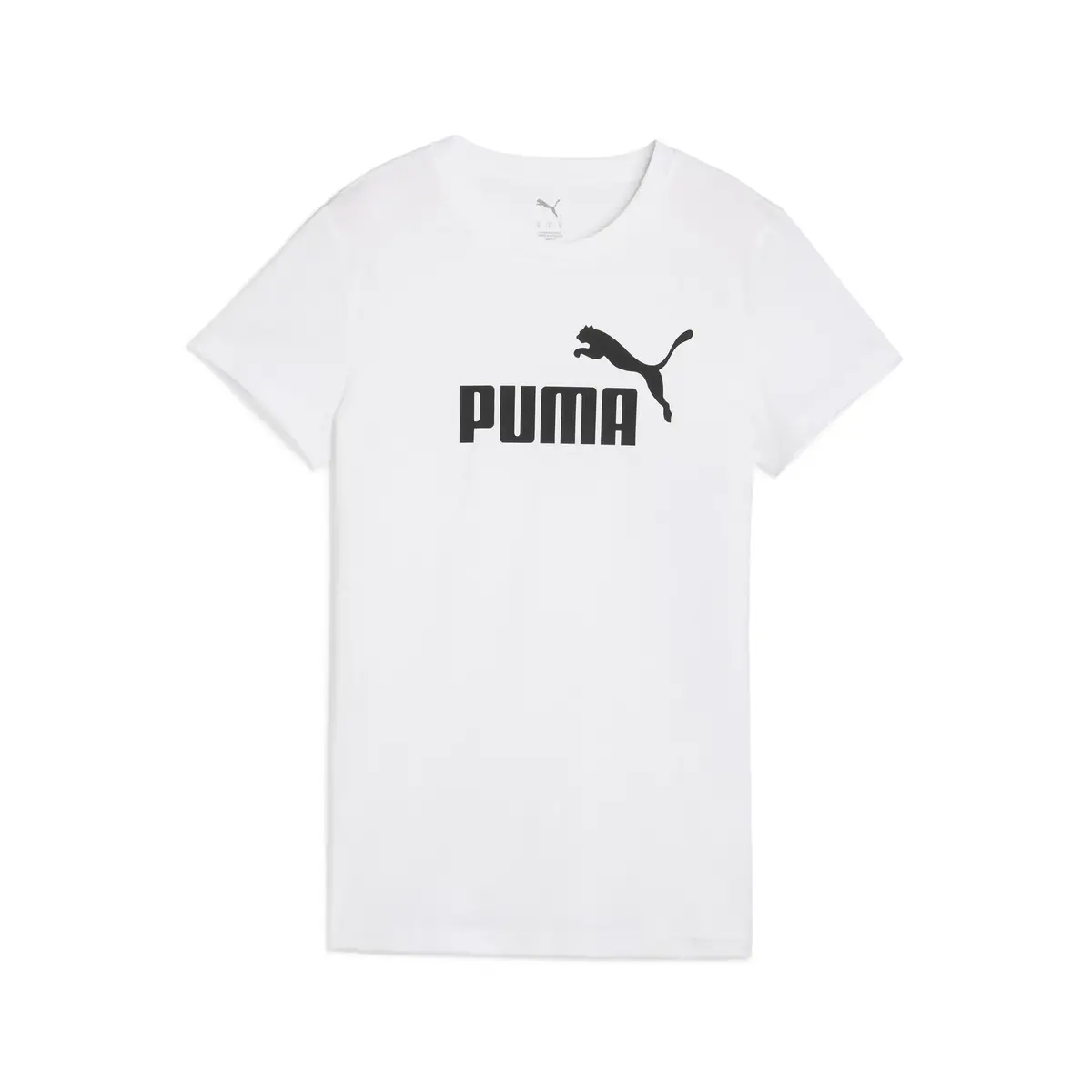 PUMA ESS No. 1 Logo Tee Beyaz Kadın T-Shirt