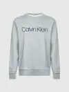 Calvin Klein COTTON LOGO SWEATSHI Erkek Gri Sweatshirt