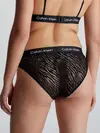 Calvin Klein HIGH WAIST BIKINI, UB1 Siyah Kadın Slip