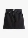 Tommy Hilfiger MOM SKIRT BI8080, 1BZ Siyah Kadın Elbise-Etek