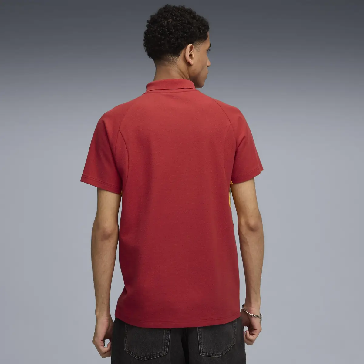 Puma GSK EVOSTRIPE Polo Kırmızı Erkek Polo T-Shirt